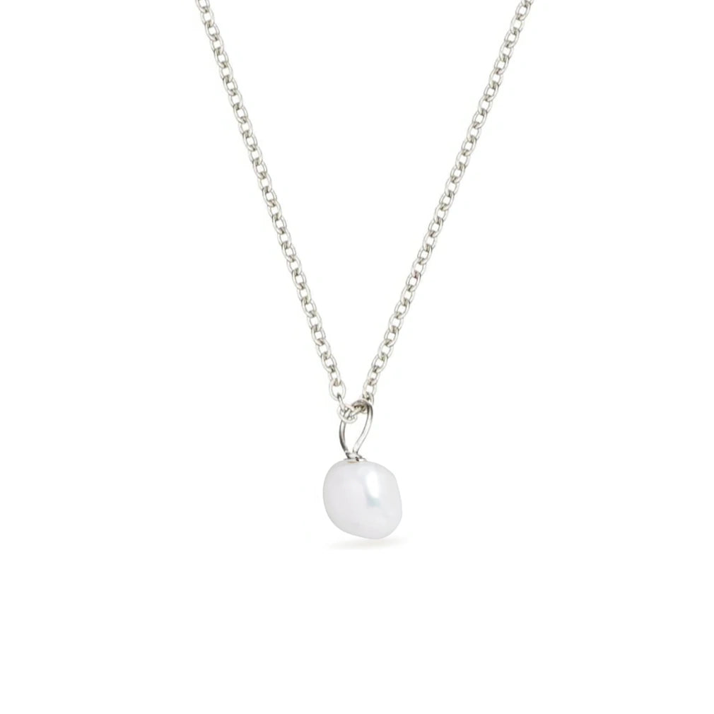 GOLD SINGLE FRESHWATER PEARL NECKLACE